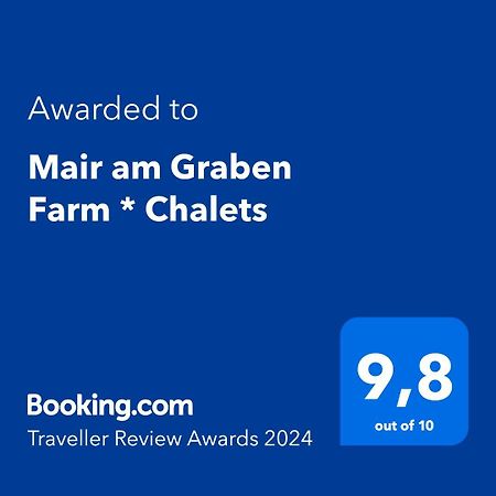 Mair Am Graben Farm * Chalets Теренто Экстерьер фото